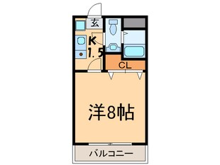 ニュ－バ－リヤ學院坂の物件間取画像